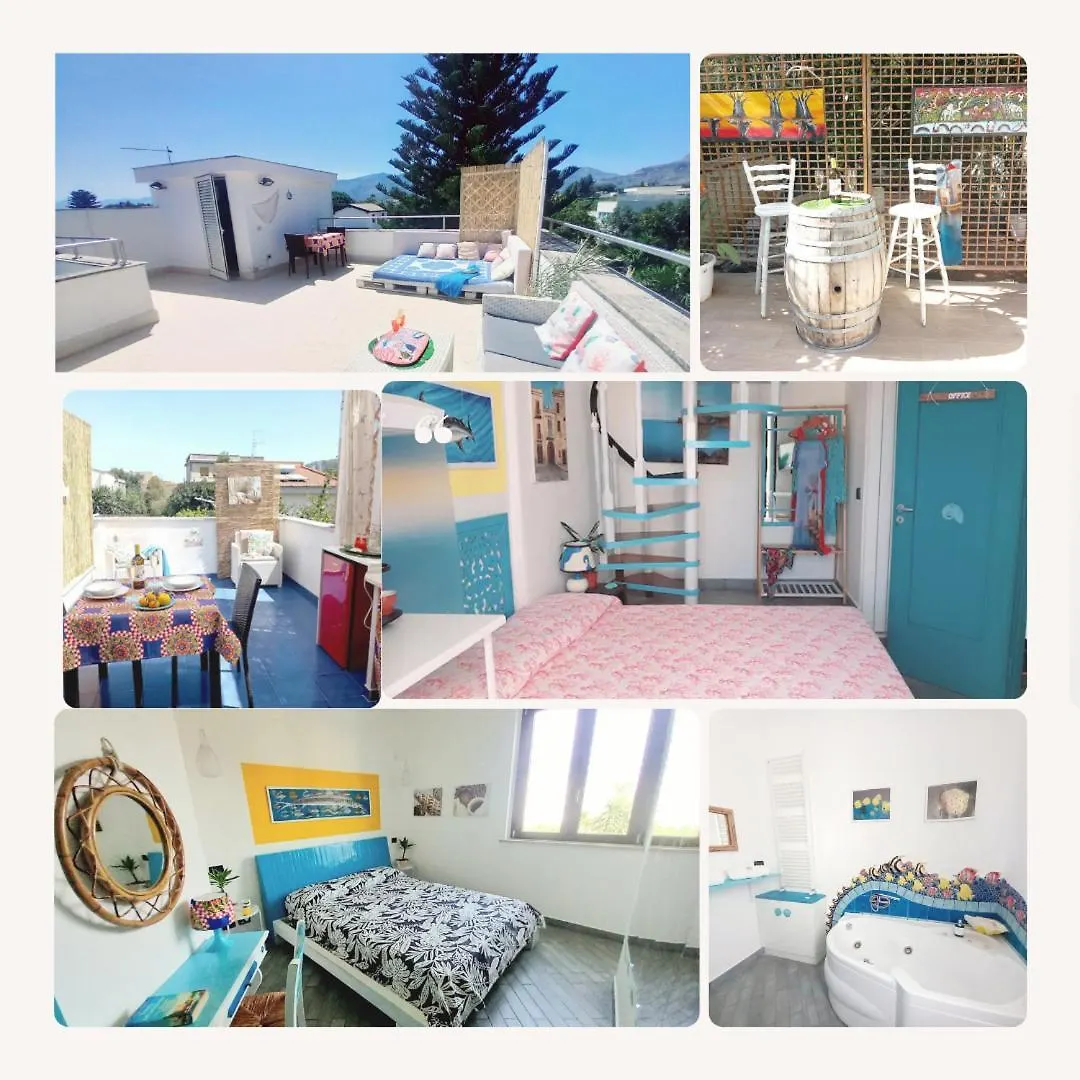 Penzion Villa Mondello Jacuzzi Room E Terraces Room Itálie